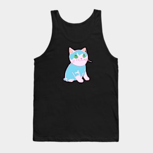 Cute anime cat Tank Top